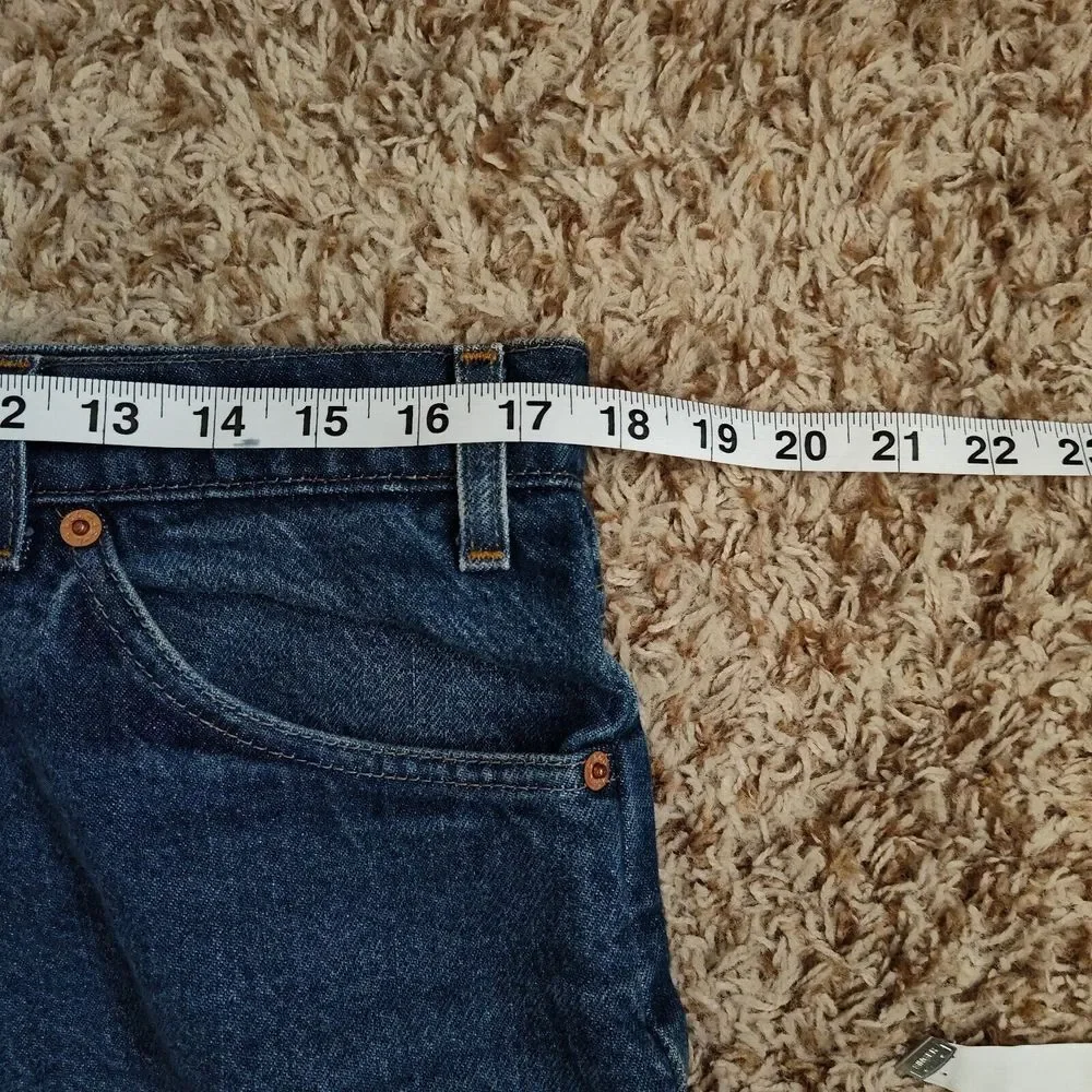 Vtg Levi's 550 Jeans Men Sz 36x32 Button Fly Straight Leg Denim Pants Orange Tab